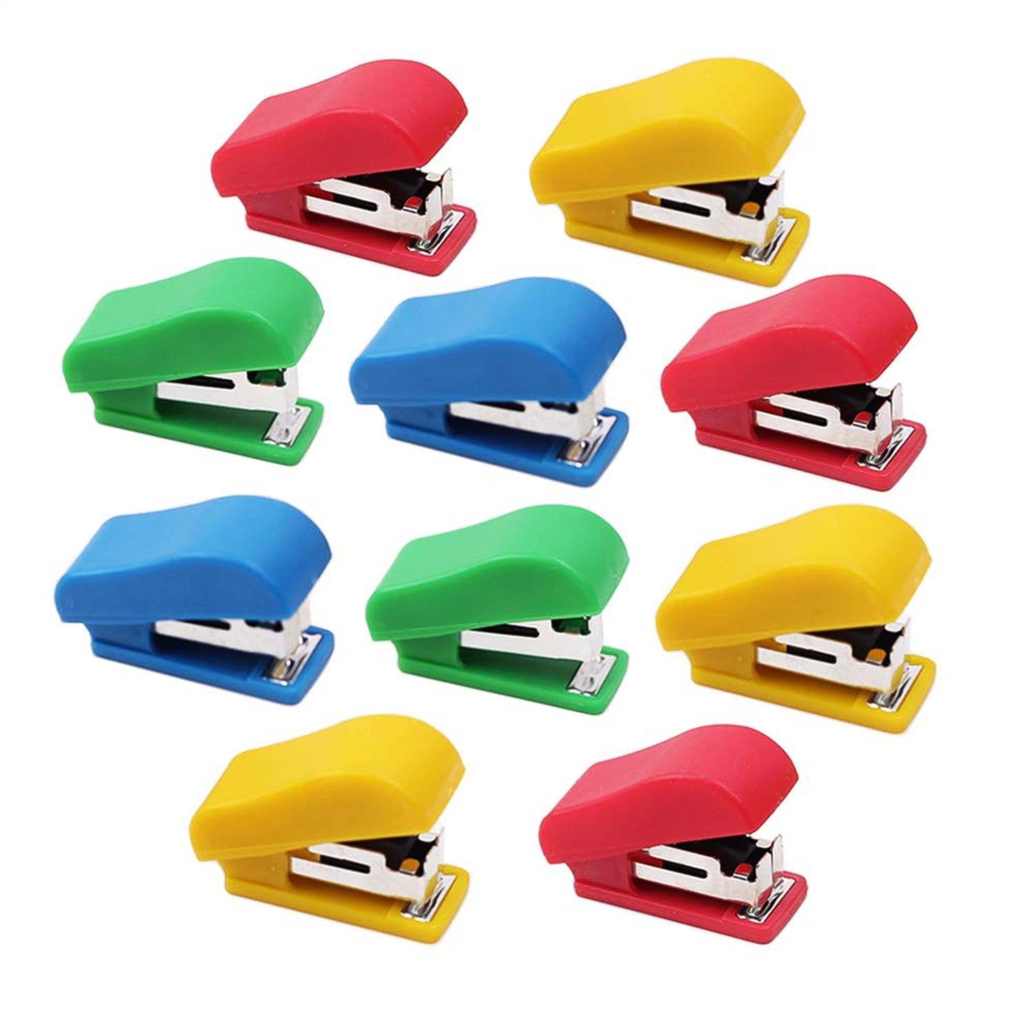 Mini Stapler Set with Staples – Assorted Colors | No.10 Staplers with Pins (20 pcs Set) Mini Stapler Set with Staples – Assorted Colors | No.10 Staplers with Pins (20 pcs Set)